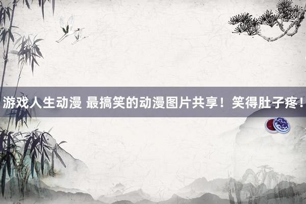 游戏人生动漫 最搞笑的动漫图片共享！笑得肚子疼！