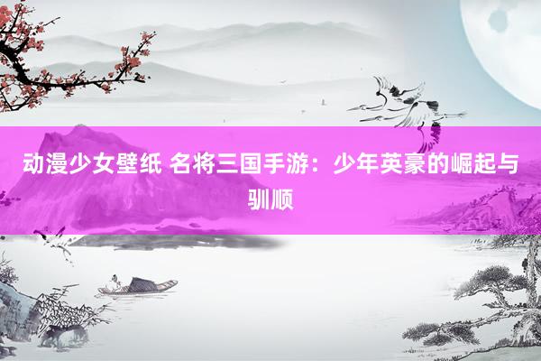 动漫少女壁纸 名将三国手游：少年英豪的崛起与驯顺