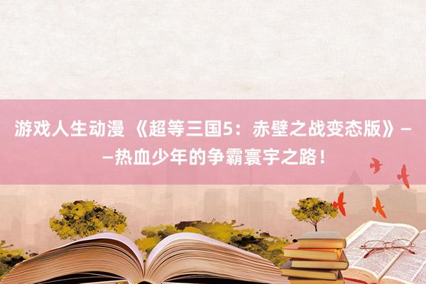 游戏人生动漫 《超等三国5：赤壁之战变态版》——热血少年的争霸寰宇之路！